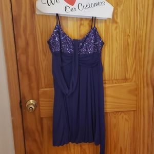 Purple sparkle dress
